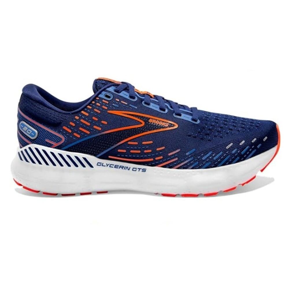 Brooks Men's Glycerin GTS 20 Sneakers Running Shoe Size 11 Blue Athletic